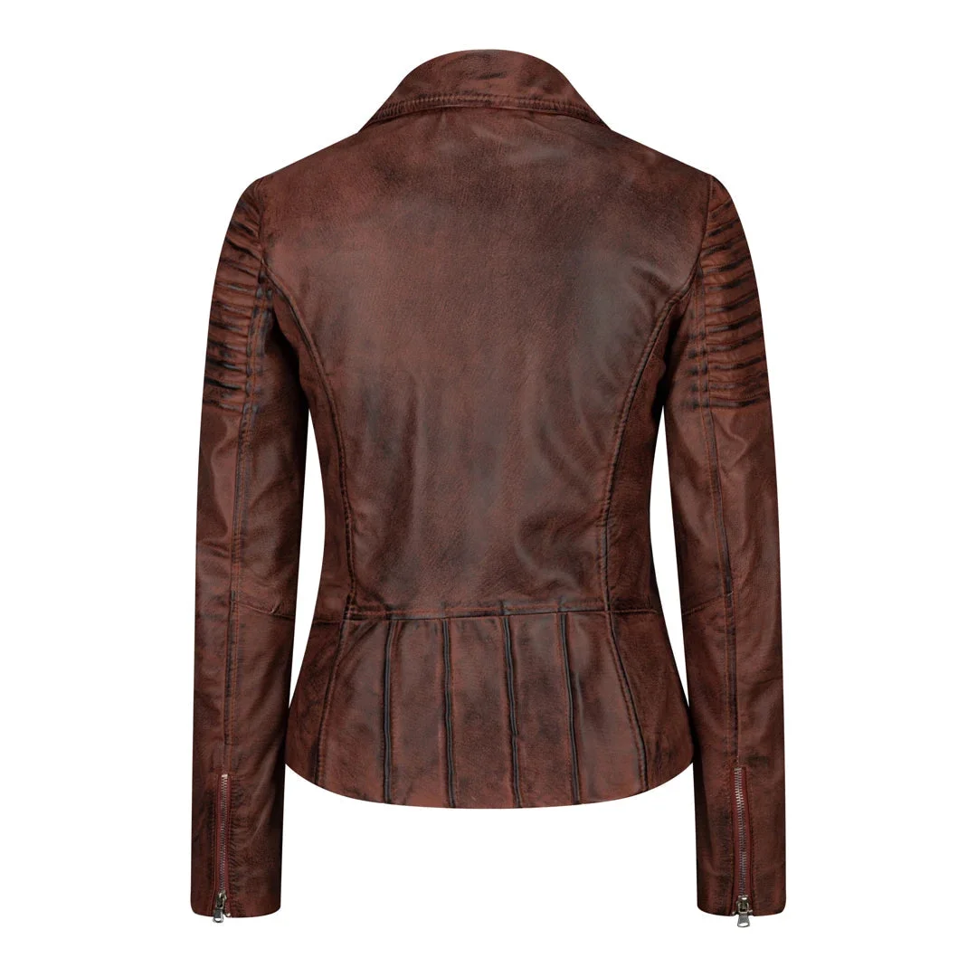 Ladies-Slim-Fit-Leather-Jacket-Tan-4
