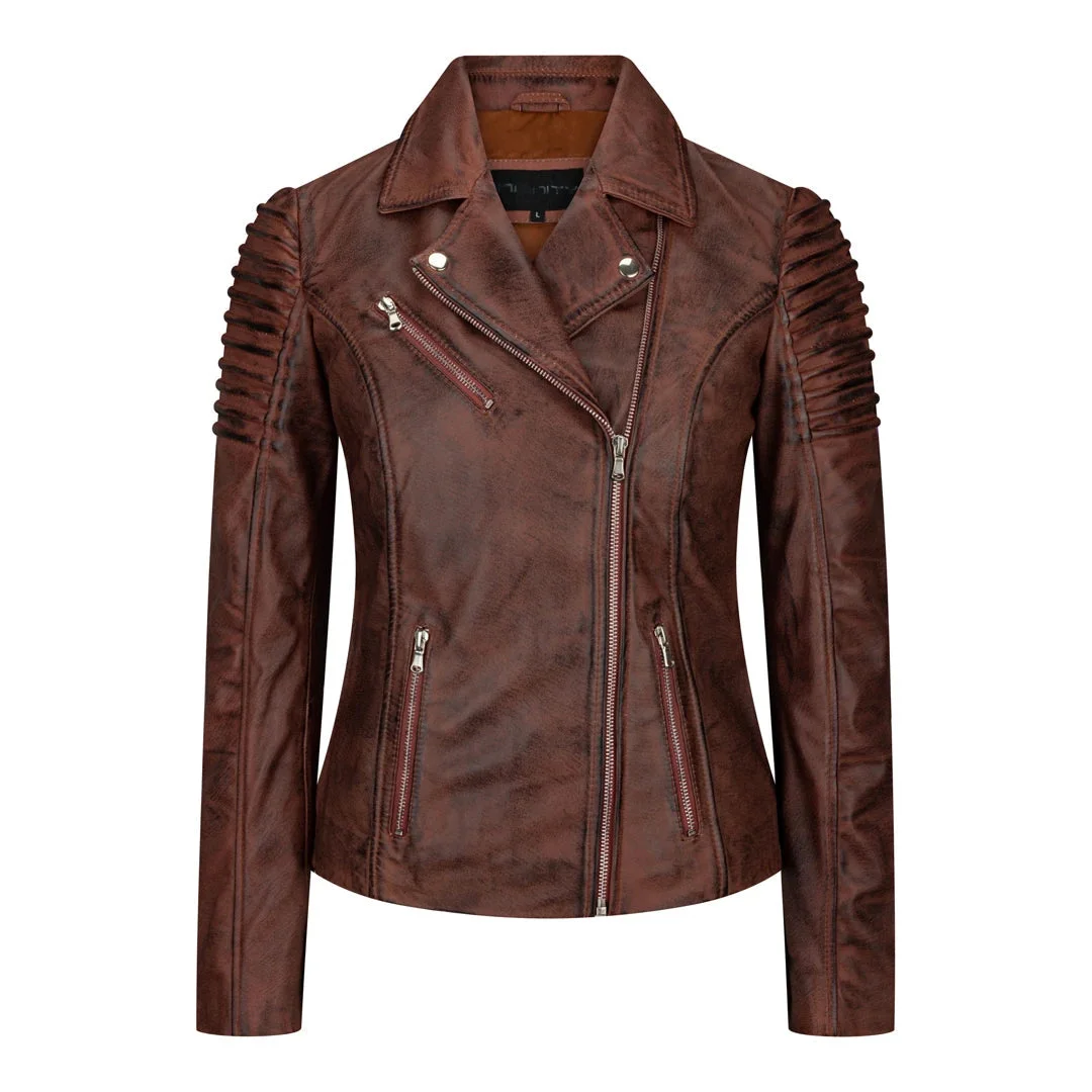 Ladies-Slim-Fit-Leather-Jacket-Tan