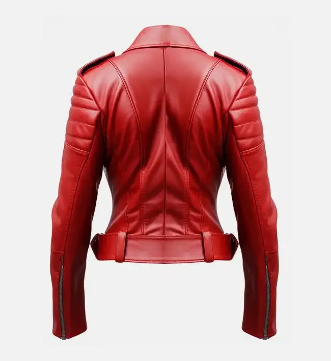 womens-biker-red-leather-jacket